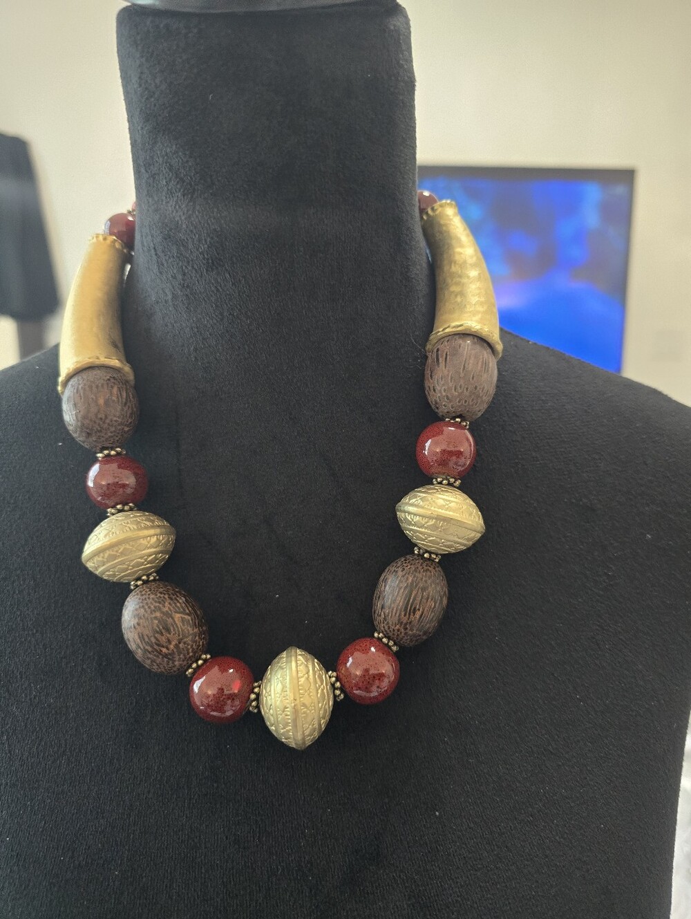 Vintage Chico's Marked Statement Necklace. What A Stunning Piece